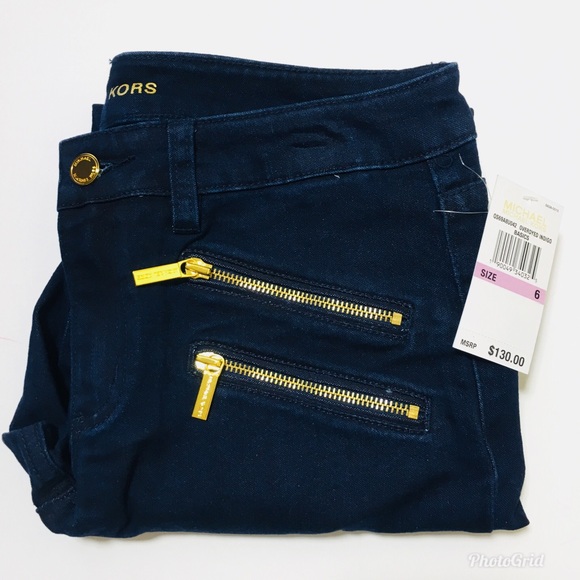 Michael Kors Denim - SOLD Michael Kors Jeans Skinny Dark Blue Sz 6 NWT